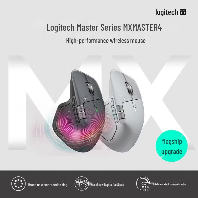 Эргономичная беспроводная мышь Logitech MX Master 4 с двумя режимами