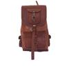 Genuine Rucksack Laptop Gym Bag Goat Leather Large Men's Vintage Backpack Travel