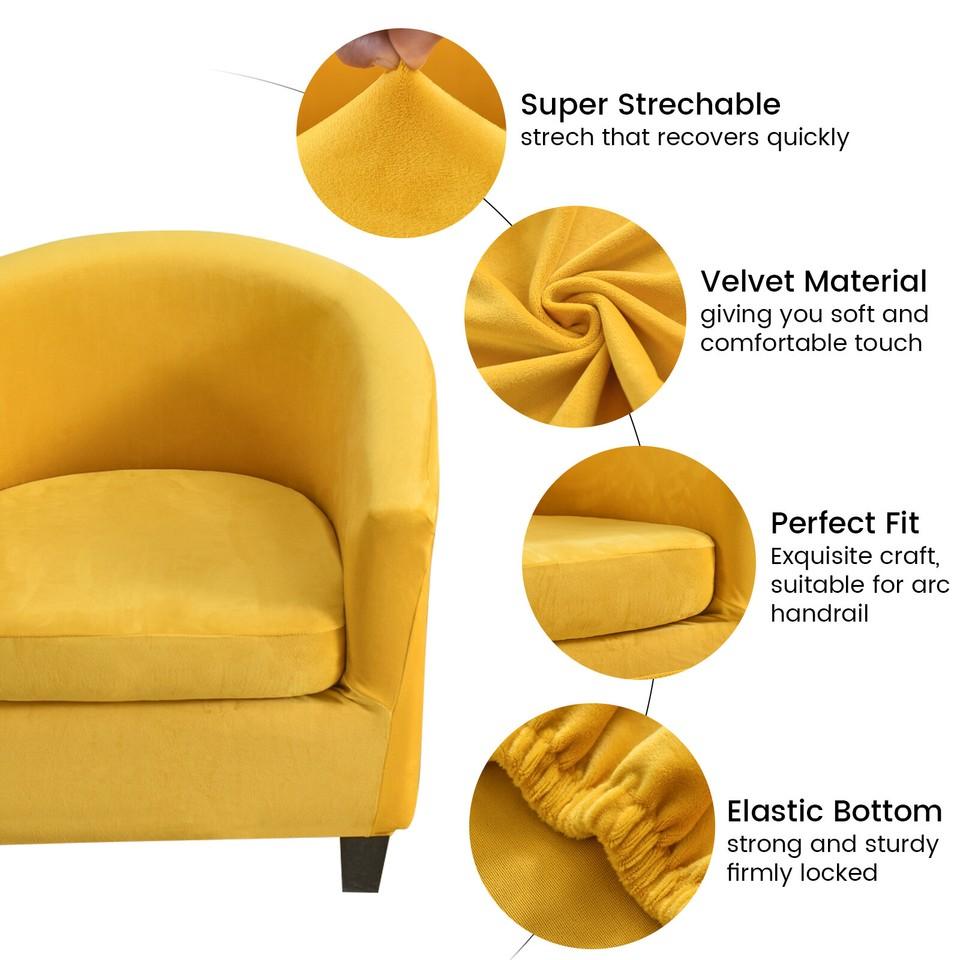 Stretch Armchair Cover Club Chair Cocktail Chair Sofa Covers Lounge Chair Chair Cover