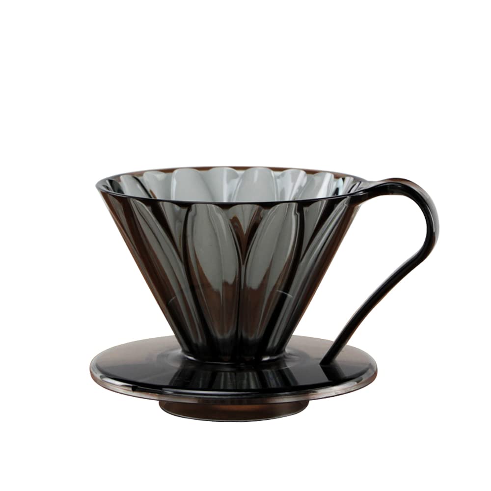 Sanyo Sangyo CAFEC Тритановый дриппер-цветок CUP1 (1 чашка), Черный, TFD-1BK
