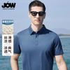 8.5% Mulberry Silk Cool Series: Summer Men's Collar Drop Business Casual Short Sleeve