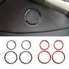 4 шт. для BMW 3 серии E46 1998-2005 гг., автомобильный динамик, декоративная крышка, наклейки из углеродного волокна, авто аксессуары для интерьера