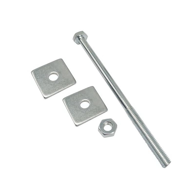 Industrial Through-Wall Galvanized Hex Bolt Sets