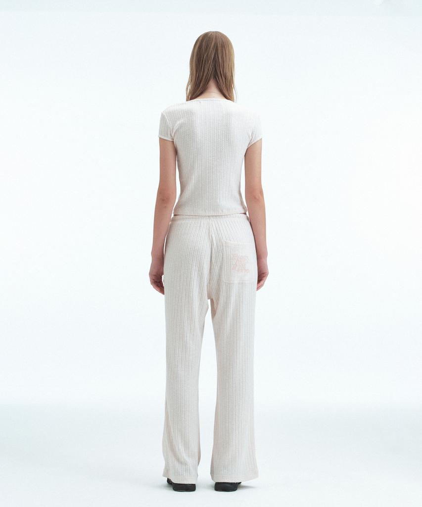 REST&RECREATION Lounge Flare Pants - Light Pink