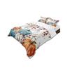 3pcs Autumn Harvest Festival Pumpkin Print Coreless Bedding Set Multi Size Bedrooms Dormitory Soft Comfortable Machine Washable