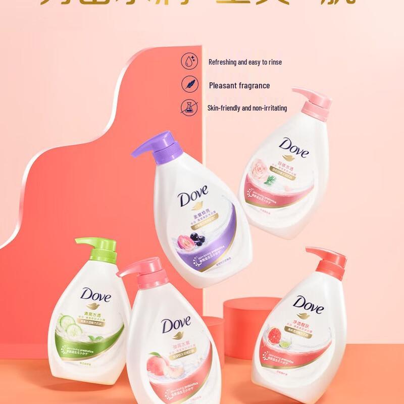 DOVE Освежающий и питательный гель для душа