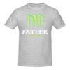 Father Energy Monster Happy Slightly Wide T-shirt Casual Youthful Feeling Breathable And Skin-Friendly Tees