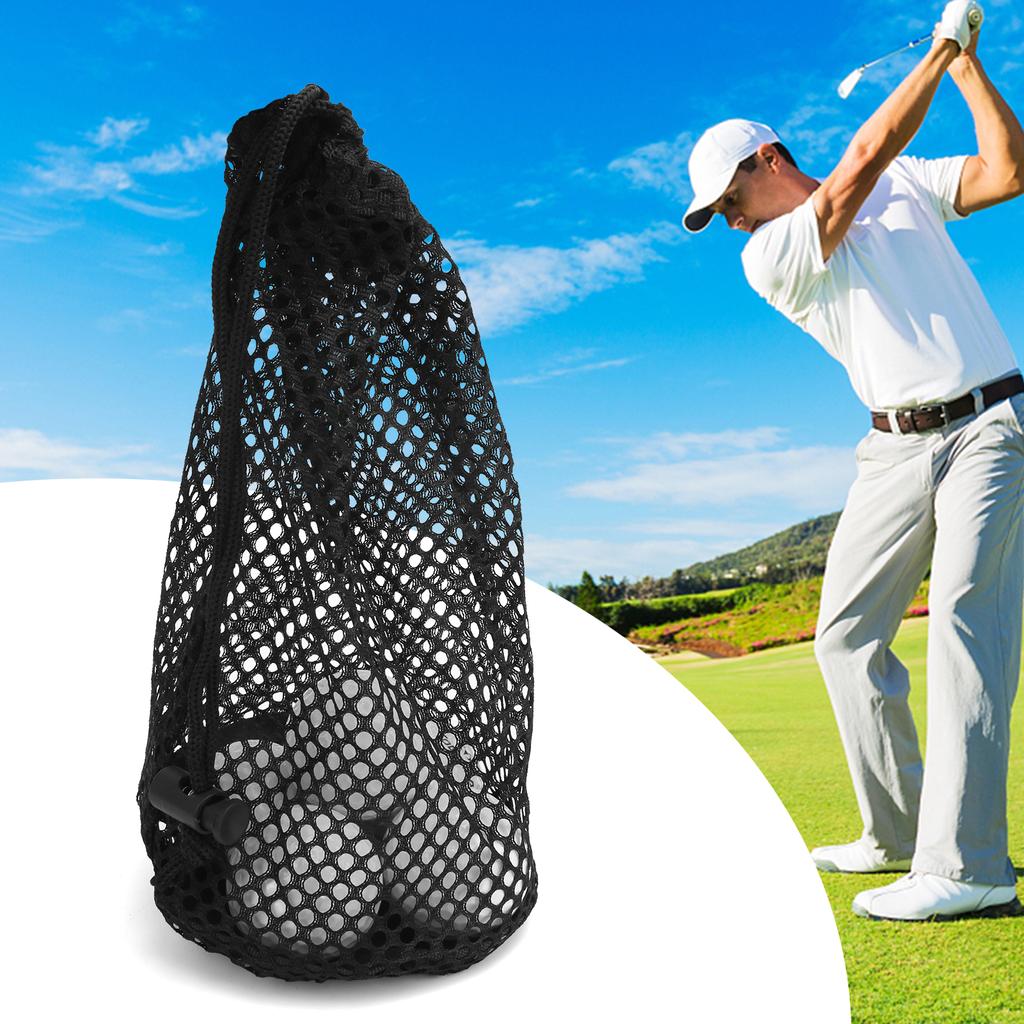 Нейлоновая сетчатая сумка для хранения и переноски, держатель для 2432 шт. мячей для гольфа, аксессуары для спорта на открытом воздухе