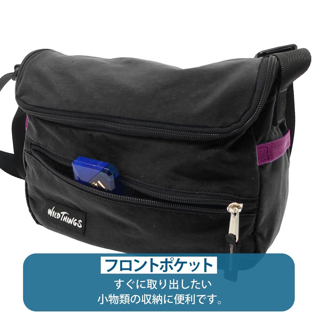 Сумка через плечо Мини сумка через плечо DELFY Водонепроницаемая легкая компактная 22709142 Черная [Wild Things] WT-380-3804