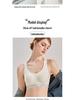 Women's Shockproof Seamless Sports Bra - Wireless, Thin, Anti-Sagging, Side Support, Small Chest Gathering Vest Bra.