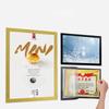 3PCS Magnetic Poster Display Frame A4/A6 Self-adhesive Non-developmental Photo Art Wall Sticker Frame for Photos Certificate