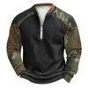 Men's Winter  Buckle Sweatshirt Men's Printed Men's Sweatshirt