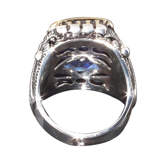 Роскошный квадратный кубический циркон для мужчин кольцо на палец вечерние банкетный ювелирный декор подарок