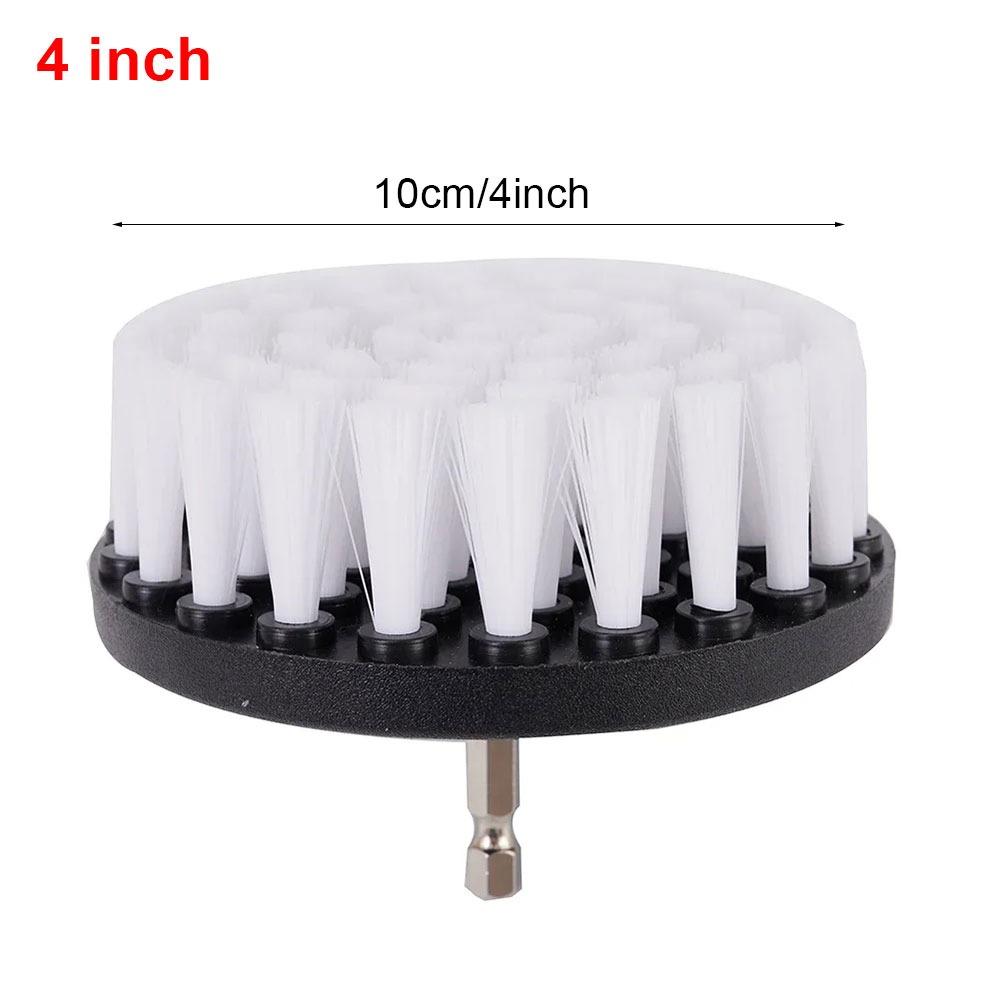 1Pcs Nylon Electric Drill Brush Cleaner Power Scrubber Brush  For Cleaning Carpet Leather Glass