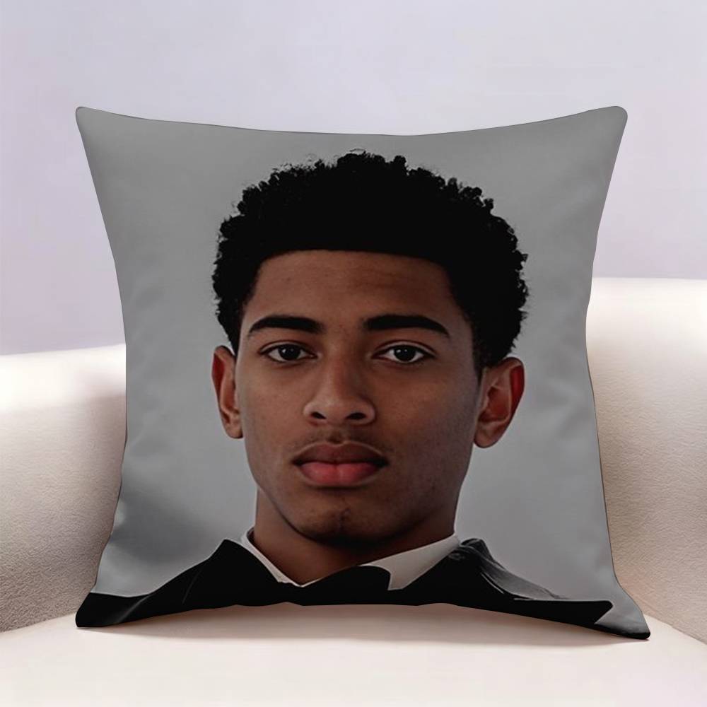 JJude BBellingham Football Doublesided print Pillow Case Pattern Printed Pillowcase For Living Room Sofa Cushion Cover