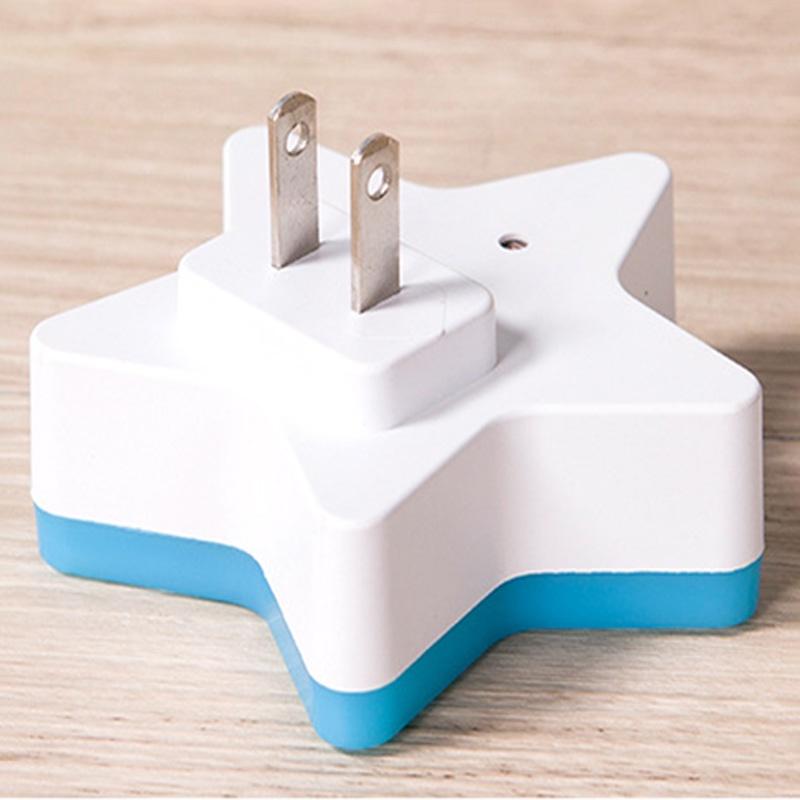 Мягкий свет Светодиодная лампа-звезда для детей Ночник для уютной атмосферы в спальне