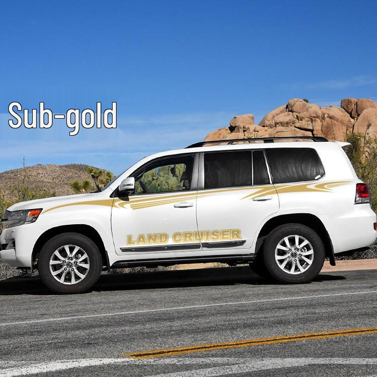 Персонализированные полосы на кузов автомобиля Toyota Land Cruiser