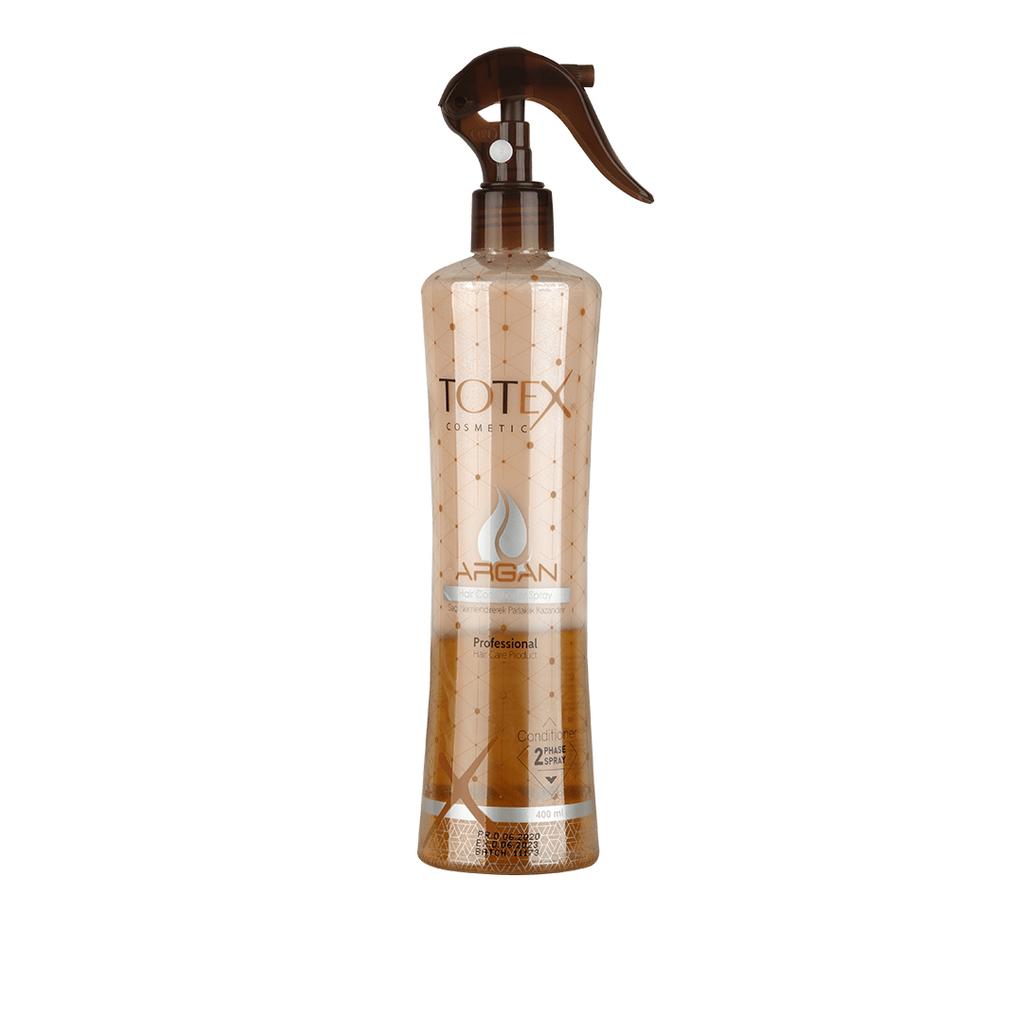 Spray-conditioner Leave-in Two-phase Argan Totex 400 Ml