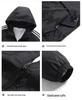 Men’s Autumn Hooded Top: Trendy Loose-Fit Three-Stripe Sports Jacket