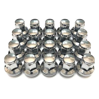 Гайки колесные универсальные Deepa M14 x P1.5 Toyota Genuine, серебристые, 20 штук, для Lexus Tundra, Sequoia, Land Cruiser LS460, LS600 и LX570