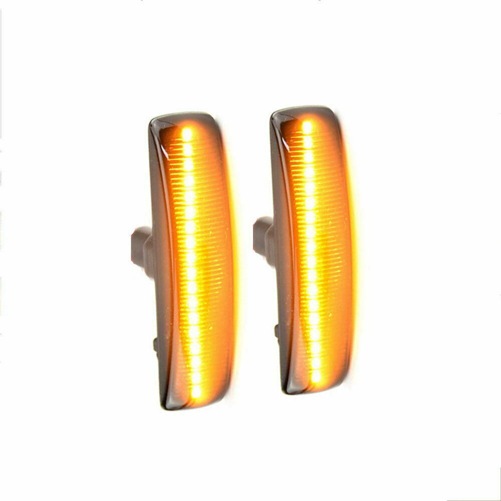 2X динамические светодиодные боковые габаритные фонари, плавный указатель поворота, боковой повторитель лампы, панельная лампа Land Rover