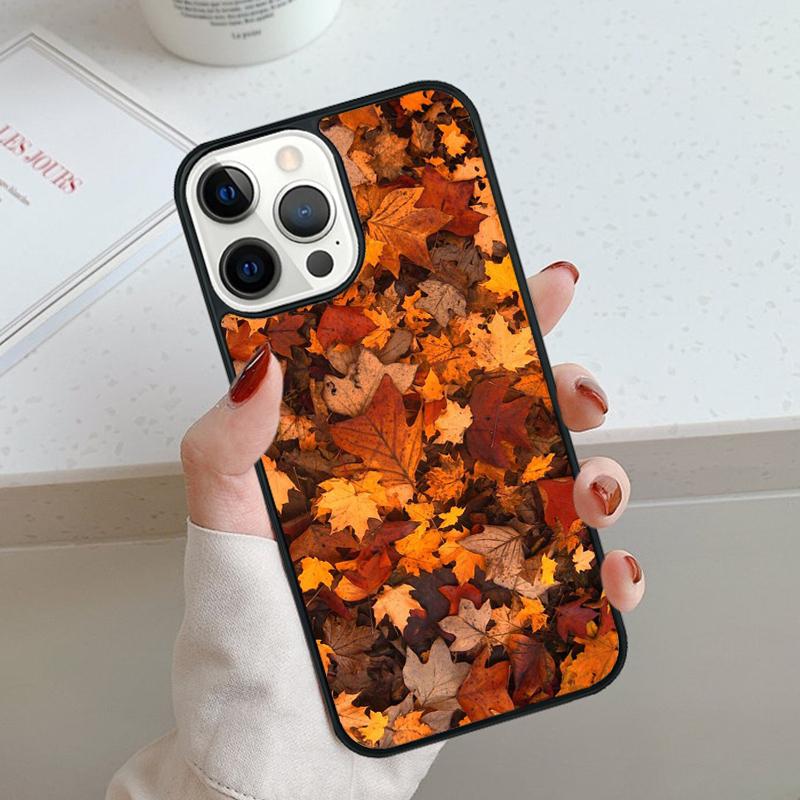 Осенние падающие листья Клен Чехол для телефона Для iPhone 17 Air 11 12 13 14 15 16 Pro Max Чехол Для iPhone 17 Air Max Plus