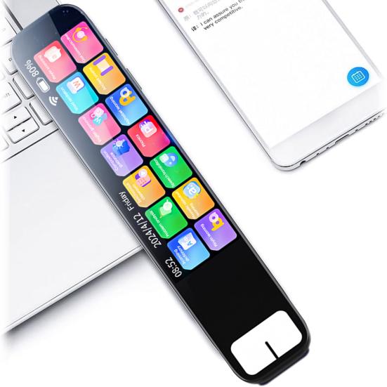 Ручка-переводчик с интеллектуальным искусственным интеллектом, сенсорным экраном, функцией записи голоса, перезаряжаемая, совместимая с Wi-Fi и Bluetooth, ручка со сканером