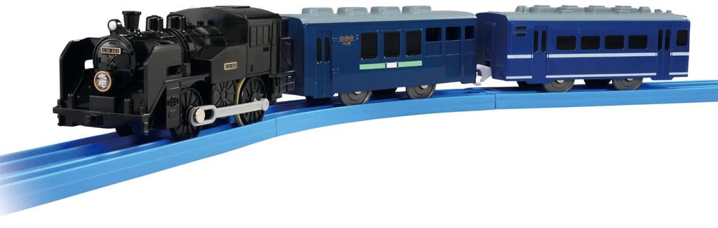 Takara Tomy Plarail Tobu Railway SL Taiju C11 Type 123 (Passenger Car Blue)