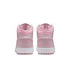 Air Jordan 1 Mid GS Жемчужно-розовый Белый Детские Кроссовки Средне-Мягко-Розовый DQ8423-600