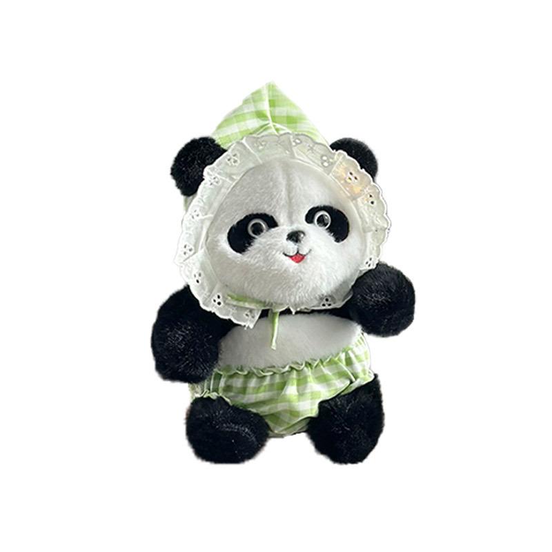 Новая плюшевая игрушка-панда в виде младенца-нагрудника, кукла-периферия в виде гигантской панды в зоопарке, сувенирная тряпичная кукла
