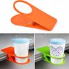 Clip on Cup Holder Mug Holder Clamp for Camping Chair Sunbed 6.5cm Diameter Portable Desk Side Mug Holder for Office Auto Travel Family