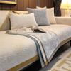 Chenille Sofa Cushion Non-Slip Universal Four Seasons Modern High-End Beige Sofa Cover Durable Comfortable Stylish Protection For Home Furniture Decor