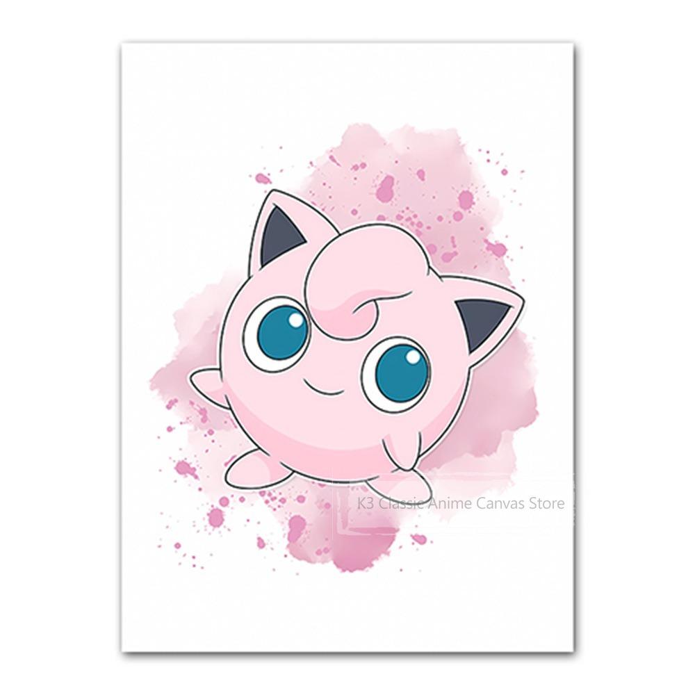 Canvas Print Pikachu Modern House Gifts for Friends Hanging Classic Cartoon Character Image Modular Prints Cartoons