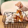 Stuffed Keychain Tiger Plush Keychain Paw Holder Tiger Plush Toy  Keyrings Accessories