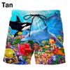 Dolphin 3D Printed Shorts Men's Street Fashion Hip-hop Funny Beach Shorts Ropa Hombre Mens Swim Trunks Cool Board Shorts Chilren
