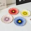 6-дюймовая Цветочная Маленькая Тарелка Бытовая Керамическая Маленькая Тарелка Неправильной Формы Керамическая Тарелка для Закусок Посуда Фруктовая Ваза Тарелка для Закусок Столовый Поднос