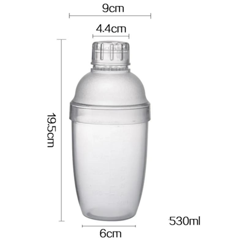 Пластиковый шейкер для коктейлей мартини 350 мл/530 мл/700 мл/1000 мл Миксер для винных напитков, винный шейкер, чашка для миксера для напитков, барная утварь, барный инструмент boston