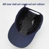 Construction Safety Anti-Collision Helmet: ABS Inner Shell Breathable Baseball Cap Design