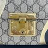 [Pre-Owned] Padlock Small Beige Coated Canvas Monogram Print Crossbody Bag - Very Good #TR8NK8