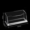 Transparent Business Card Holder Acrylic Display Stand Box Desk Storage Shelf Plastic Desktop Place Card Holder Office Supplies