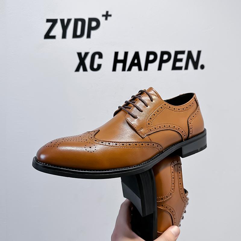 Fashion Leather Shoes For Man Genuine Leather Big Size Shoes High Quality Designer Formal Shoes Casual Shoes Fashion Business