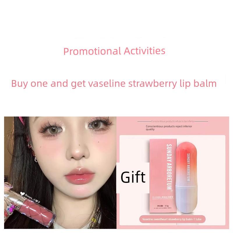 God of Pure Desire! Fengying Honey Lip Glaze Mirror Water Light Cheap Lipstick Female Moisturizing Nude Doodle Glass Lip Gloss