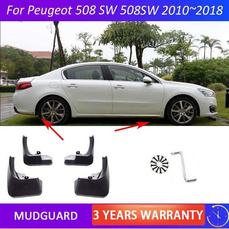 Брызговики Fender, прочные брызговики, защищают для Peugeot 508 SW 508SW 2010 ~ 2018 2017 2016 2015 2014 автомобиля