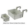 Poolside Storage Baskets with Cup Holders Fit 3-Inch Or Smaller Top Rails Ground Pool Storage Basket for Most Above Ground Pool
