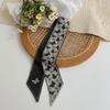 Silk Scarf, Long Strip, High-end New Shirt, Scarf, Tied Bag, Ribbon, Floral Headscarf, Headband, Tied Hair Streamer.