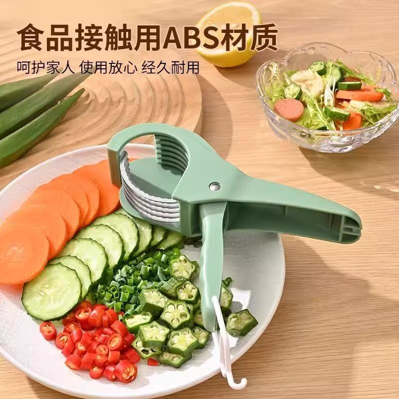 Fruit slicer, ham sausage, sausage slicer, banana lunch meat, cucumber, kitchen slicing tool, splitter