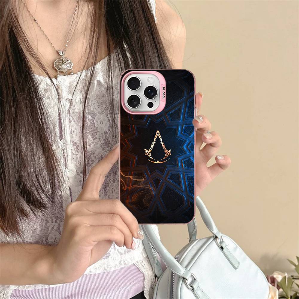 A-Assassin S-Creed Gaming Phone Cases For IPhone 17 16 15 14 13 12 11 Plus Pro Max Pro Color Matte Cover