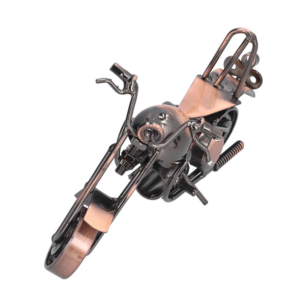Motorcycle Model Retro Bronze Small Classic Exquisite Home Decorative Handicraft Ornament