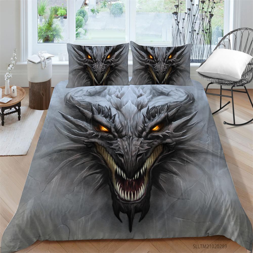 Bedding Cover Sets Wolf Print Quilt Cover 3D King Size Bedding Soft Home Textiles Children Teen Duvet Cover