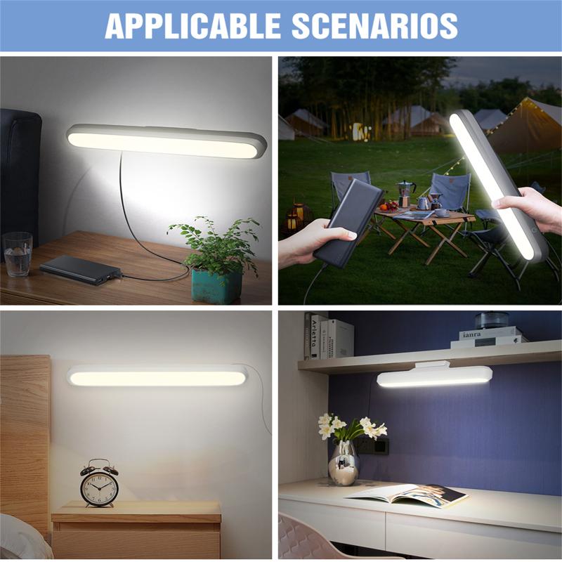 Светодиодная настольная лампа, 3 цвета, регулируемый угол, защитная лампа для глаз, пульт дистанционного управления, лампа для чтения, настольная лампа